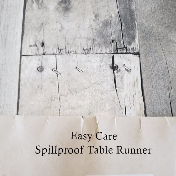NWT – Benson Mills Indoor Outdoor Spillproof Fabric Table Runner 16” x 108” - Picture 6 of 6